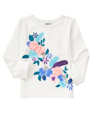 Flowers & Feathers Tee