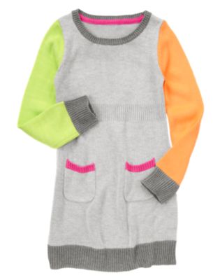 Colorblock Sweater Dress