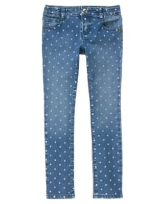 Dot Skinny Jeans