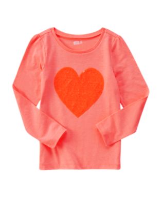 Sequin Heart Tee