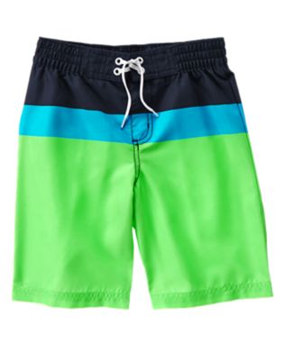 Colorblock Swim Trunks