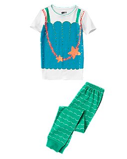 Mermaid 2-Piece Pajama Set