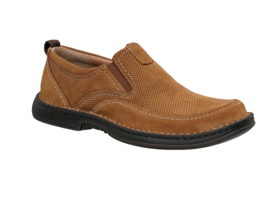 Clarks Men's Pewter Leather Slip On