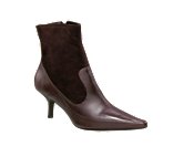 Audrey Brooke Jimmie Leather Ankle Boot