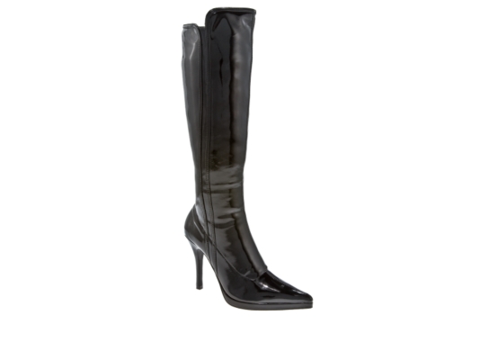 Chinese Laundry Debit Stretch Patent Platform Boot