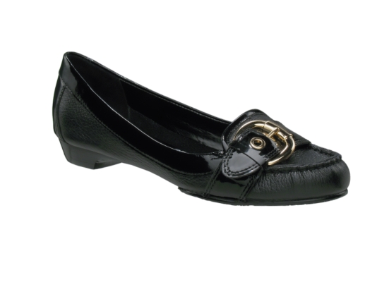 Audrey Brooke Cameo Leather Moccasin