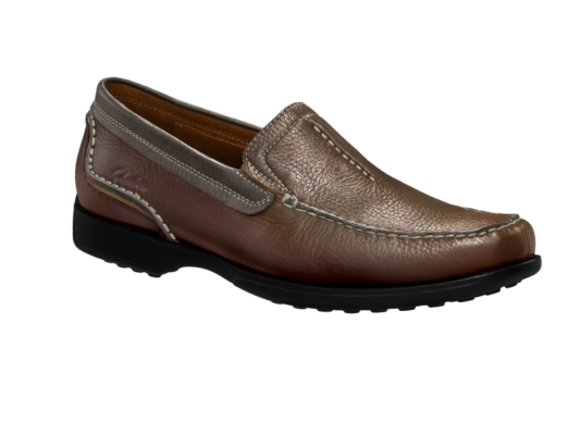 Clarks Men's Xsara Leather Slip-On