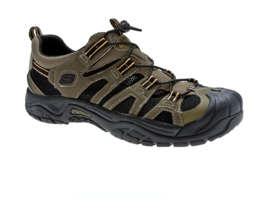 Skechers Men's Journeyman Nubuck and Mesh Sandal