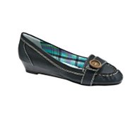Madden Girl Button Wedge Loafer