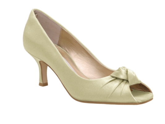Caparros Star II Satin Peep Toe Pump