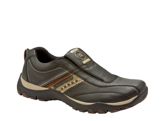 Skechers Men's Artifact-Excavate Leather Slip-On