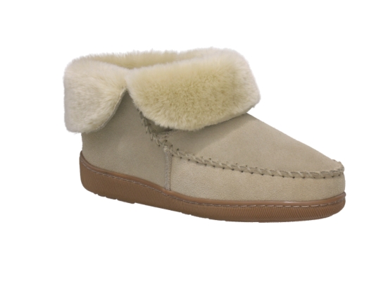 Minnetonka Cuffed Moccassin Bootie