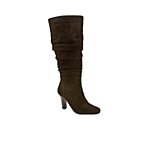 JONES NEW YORK Puffed Suede or Leather Slouch Boot
