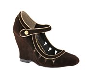 Not Rated Tweaty Suede Mary Jane Wedge