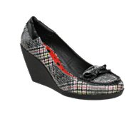 Not Rated Plaid Baby Wedge Moc