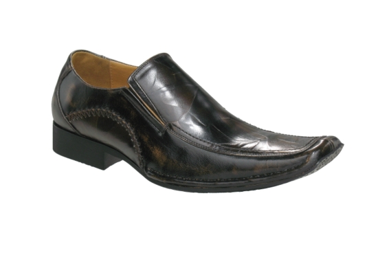 SM Men's Sko Distressed Leather Slip On
