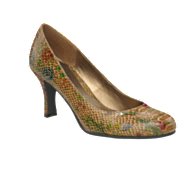 CL by Laundry Ioanna Floral Print Reptile Pump