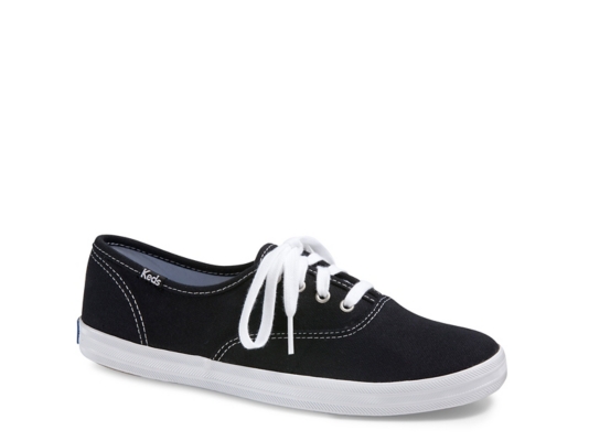 Keds Champion Black Canvas Sneaker
