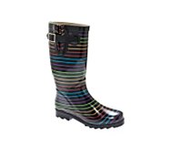 Chooka Hyper Stripe Rain Boot