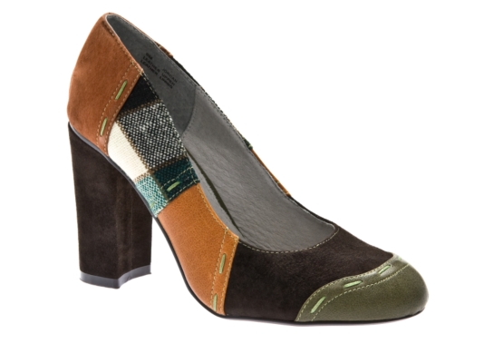 Pink Studio Jordan Suede Patchwork Pump | DSW