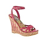 Two Lips Tame Patent Wedge