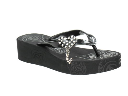 BCBG Paris PL-Elena Ornamented Flip Flop