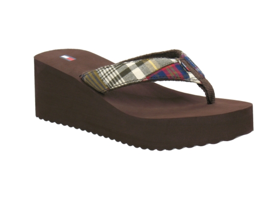 Tommy Hilfiger Women's Jillian Plaid Flip Flop