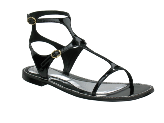 JS by Jessica Delmar Patent Gladiator Sandal