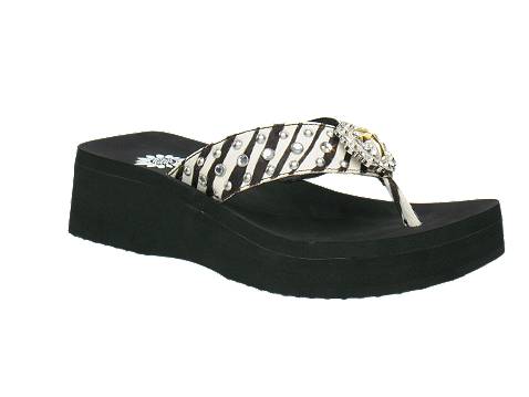 Yellow Box Creed Embellished Flip Flop | DSW