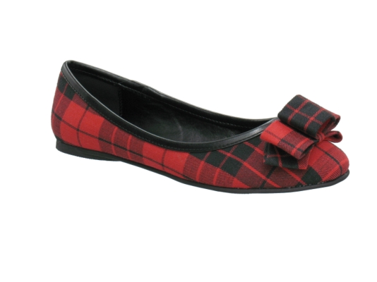 CL by Laundry Alysha Plaid Flat