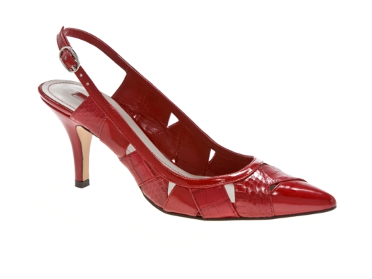 Bandolino Jaelle4 Leather Patchwork Slingback