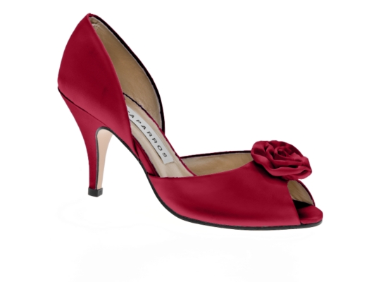 Caparros Carnation Peep Toe Flower Pump
