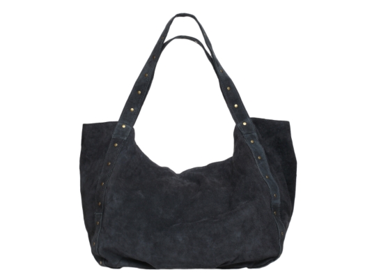 SM Handbags Studded Suede Tote