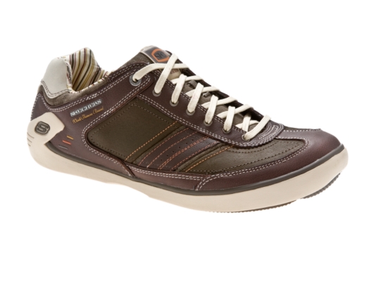 Skechers Men's Dunes-Reprieve Leather Lace Up