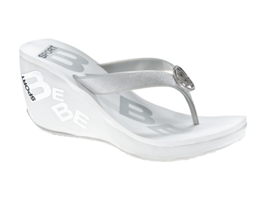 Bebe Sport Flirty Glitter Wedge