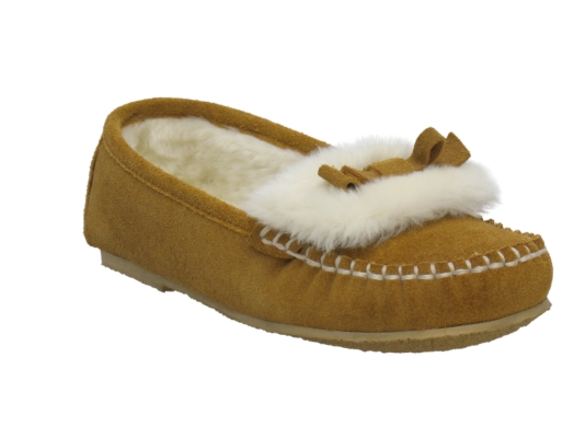 Minnetonka Women's Suede Kiltie Moccasin