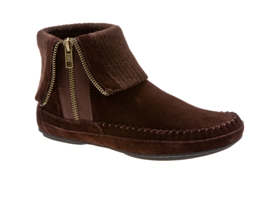 Minnetonka Women's Aurora Suede Moccasin Bootie