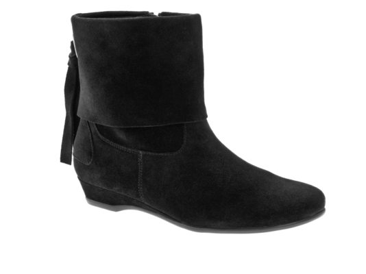 Aerosoles Sota Water Suede Wedge Ankle Boot
