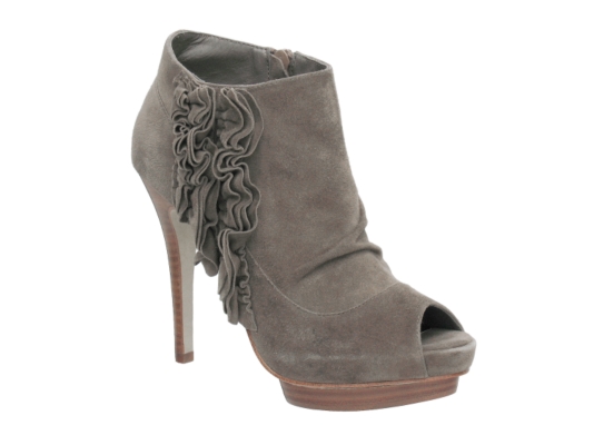Zigi Soho Zoom Ruffled Suede Bootie