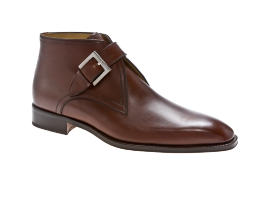 Massimo Emporio Felix Leather Monk Strap Boot