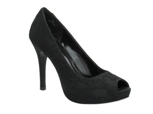 Moda Spana Qutie Lace Peep Toe Platform