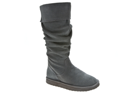 SM Laura Flat Suede Slouch Boot