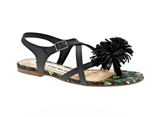 Harajuku Lovers Layland Flat Pom Pom Sandal