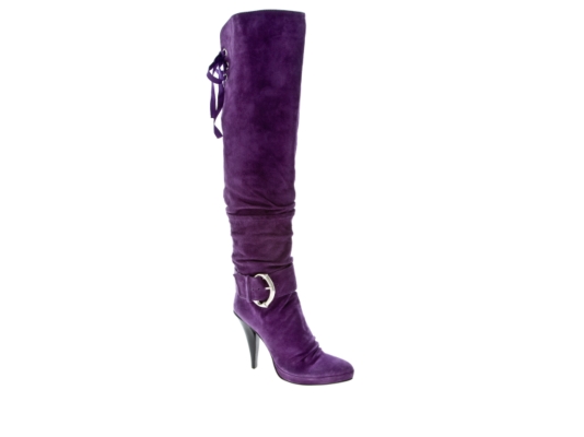 Two Lips Kinky Suede Over The Knee Boot