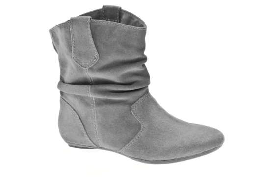SM Hoop Flat Western Ankle Boot