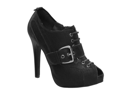 N.Y.L.A. Mensae Peep Toe Platform Bootie