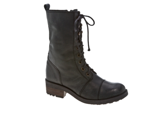 SM Rawker Leather Combat Boot