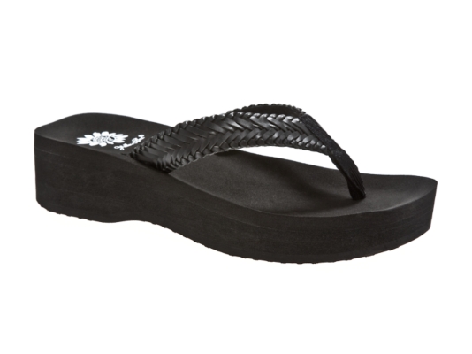 dsw yellow box flip flops