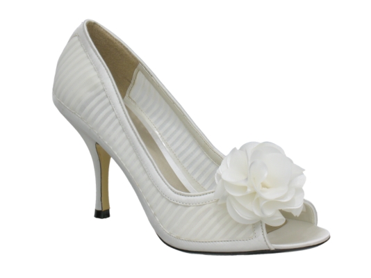 Ann Marino Hooray Flower Peep Toe Pump