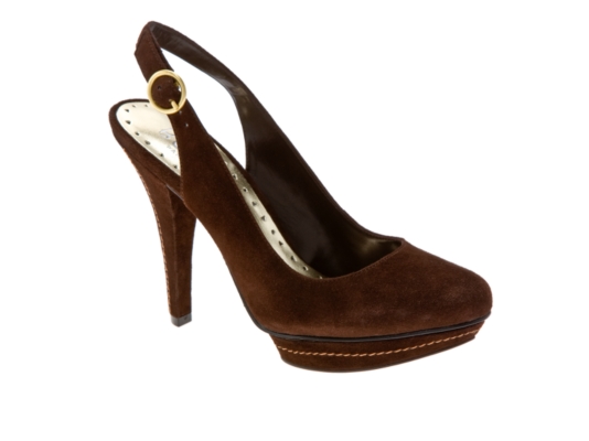 BCBG Paris Tulip Suede Platform Pump